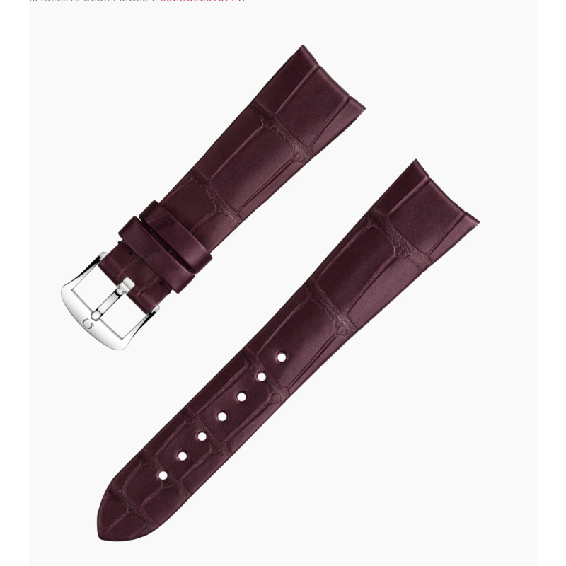 Bracelet en cuir d'alligator
